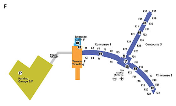 Philadelphia Airport Terminal Map